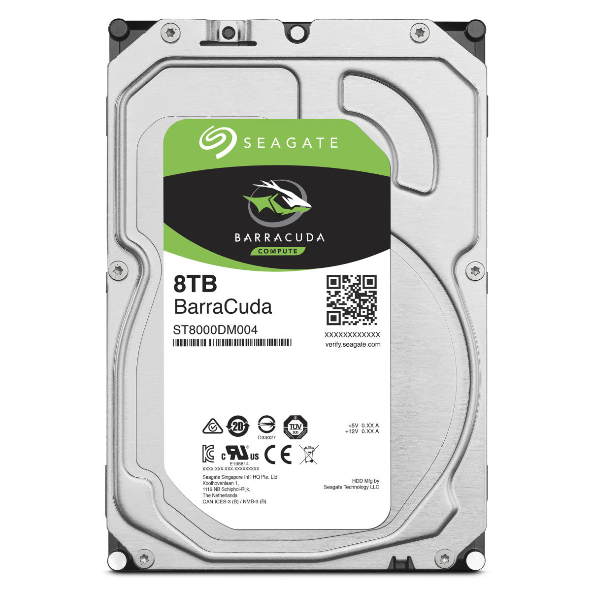 Seagate BarraCuda 8TB 3,5 SATA3 6GB/s 256MB 5400 obratov