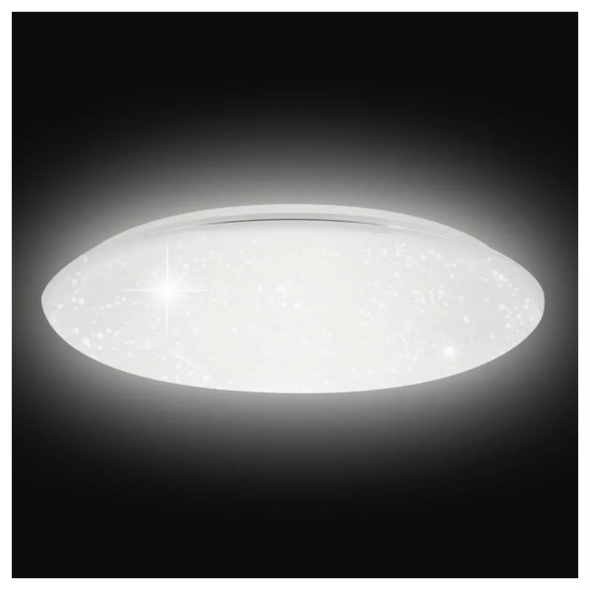 Asalite LED stropna svetilka LAURA 48W 3000K, 4320 lumnov Okrogla/učinek zvezdic/bleščic