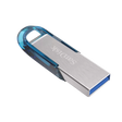 Sandisk Ultra Flair 64GB USB3.0 spominski ključek- moder