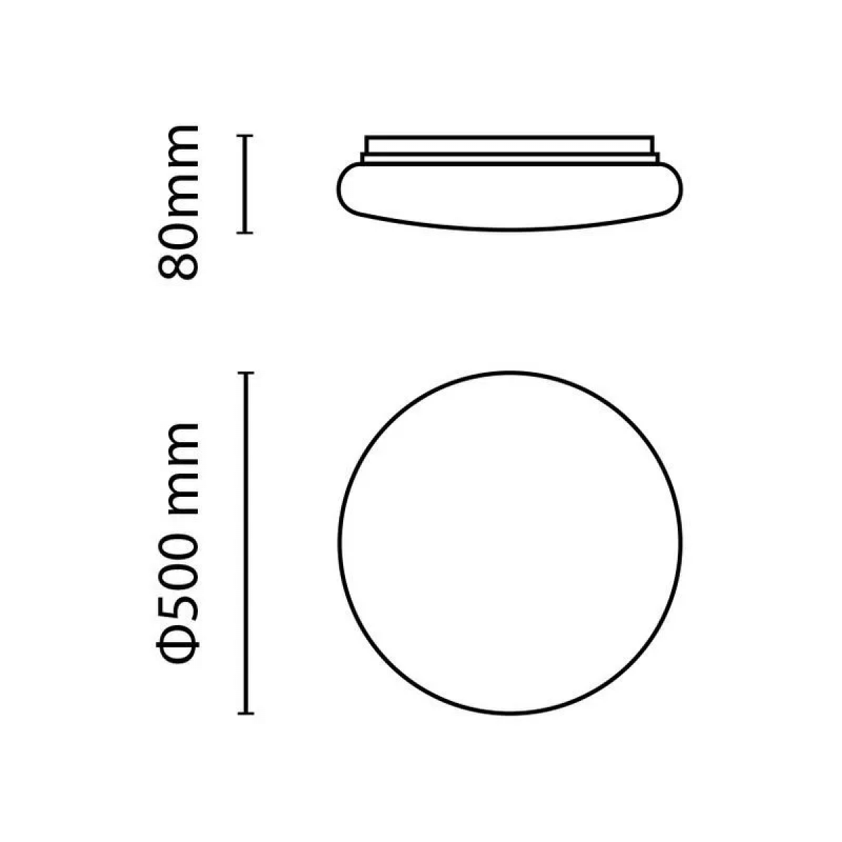Asalite LED stropna svetilka EMILY 36W 3000K (3240 lumnov) okrogla/učinek zvezdic/bleščic