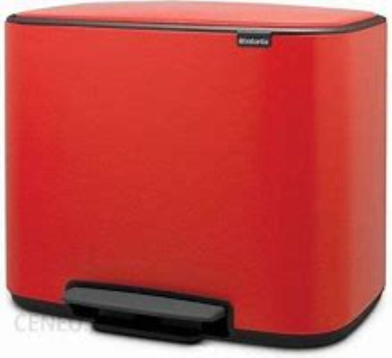 Brabantia koš na pedal 3x11L rdeč 121029