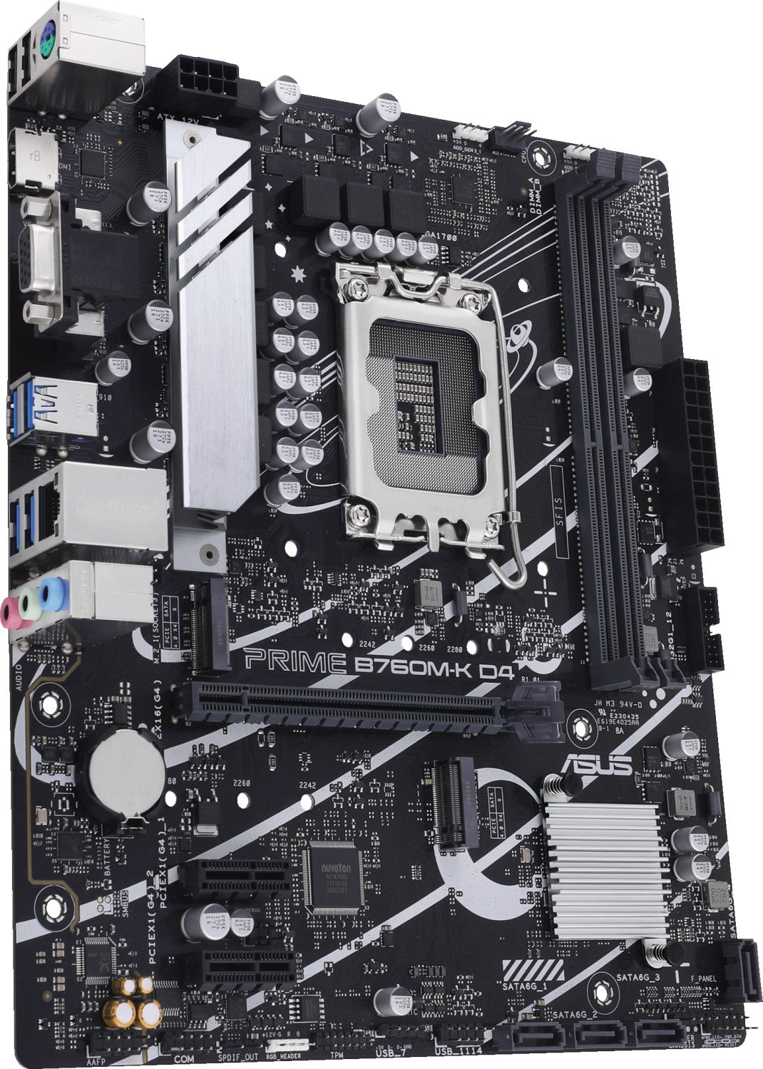 ASUS PRIME B760M-K D4, DDR4, SATA3, USB3.2Gen1, HDMI, PCIe 4.0, LGA1700 mATX