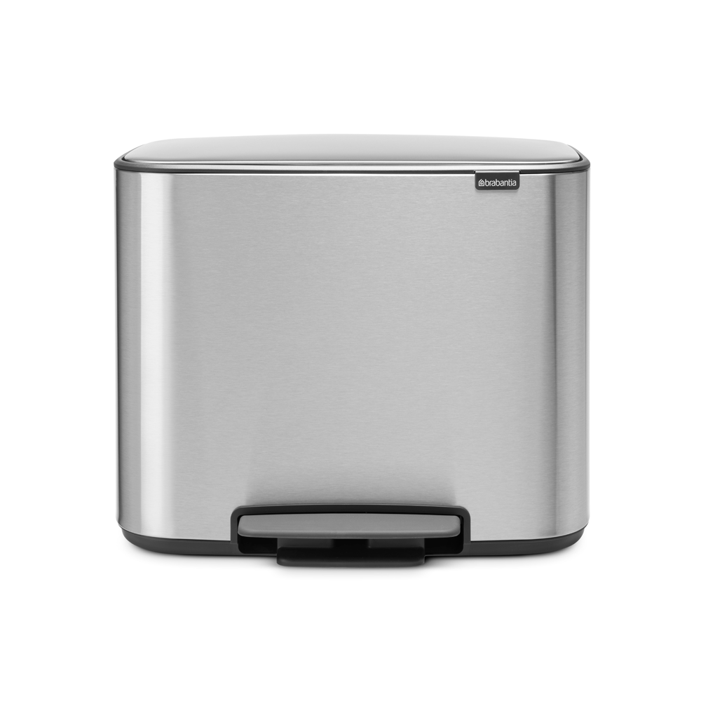 Brabantia koš na pedal 3x11L srebrn 121128