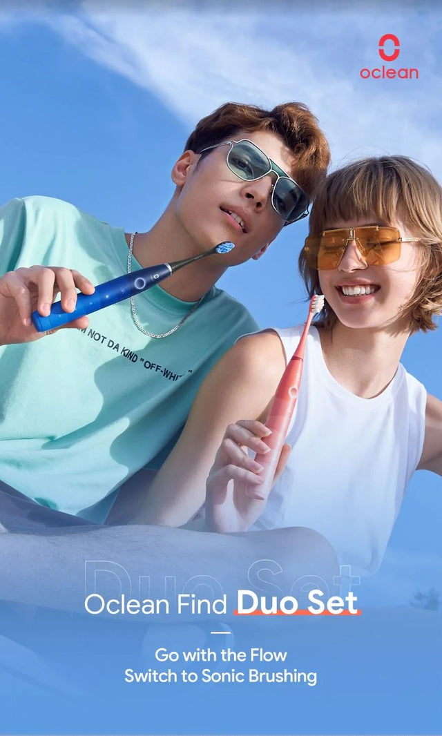 OClean Set Find Duo rdeč in moder