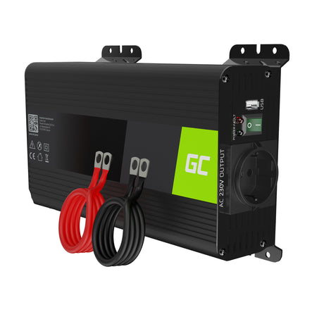Green Cell pretvornik moči PRO 12V  do230V 500W/1000W čisti sinusni val