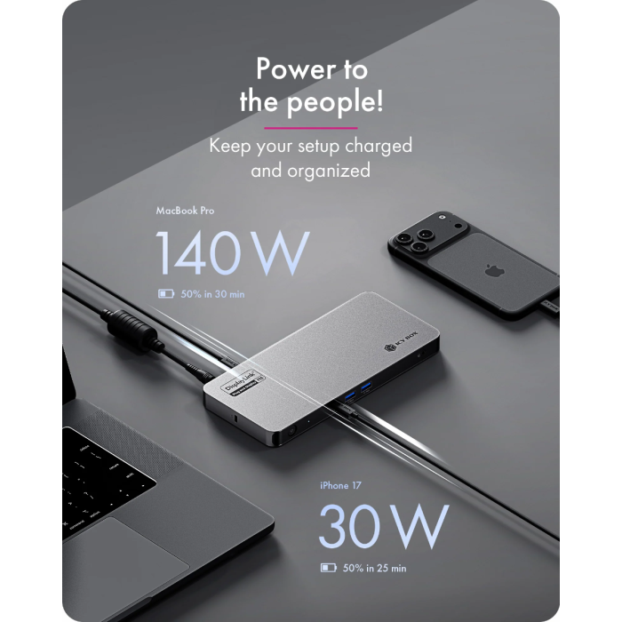 IcyBox IB-DK7402-C31 Diamond Docking USB-C priklopna postaja