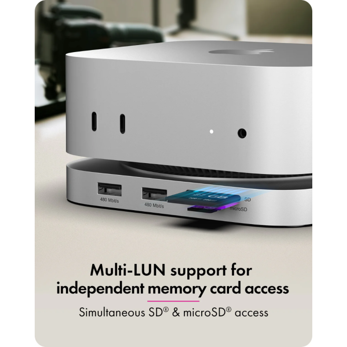 IcyBox IB-DK100 USB-C priklopna postaja za Mac mini M4