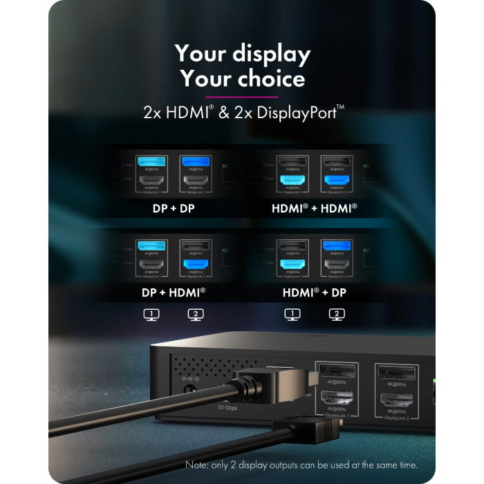 IcyBox IB-DK2255AC Heart Docking USB-C priklopna postaja