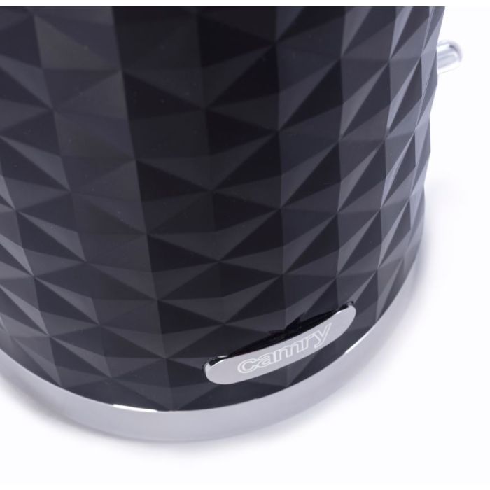 Camry električni grelnik vode črn 1,7L 2200W