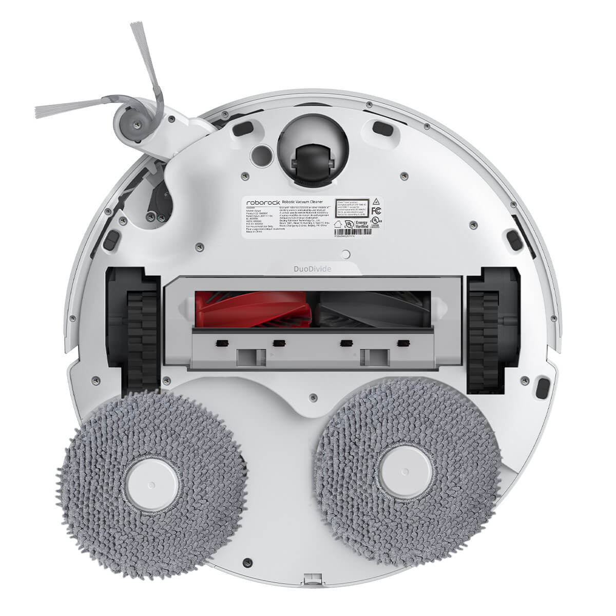 Roborock Qrevo Curv robotski sesalnik s samopraznilno postajo, bel