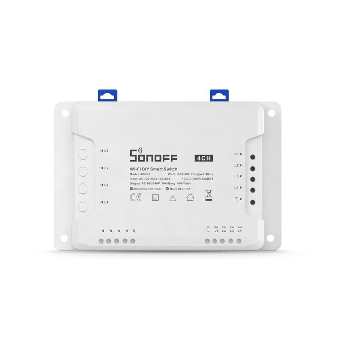 SONOFF pametno stikalo Wi-Fi stikalo 4-kanalni 4CHR3