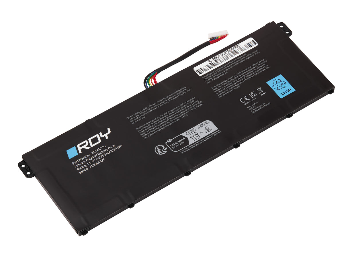 RDY Baterija AC14B13J AC14B13K AC14B18J za Acer Aspire E 11 ES1-111M ES1-131 E 15 ES1-512 ES 15 ES1-533