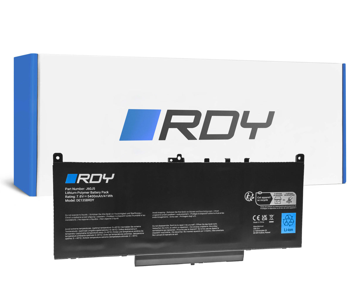 RDY Baterija J60J5 za Dell Latitude E7270 E7470