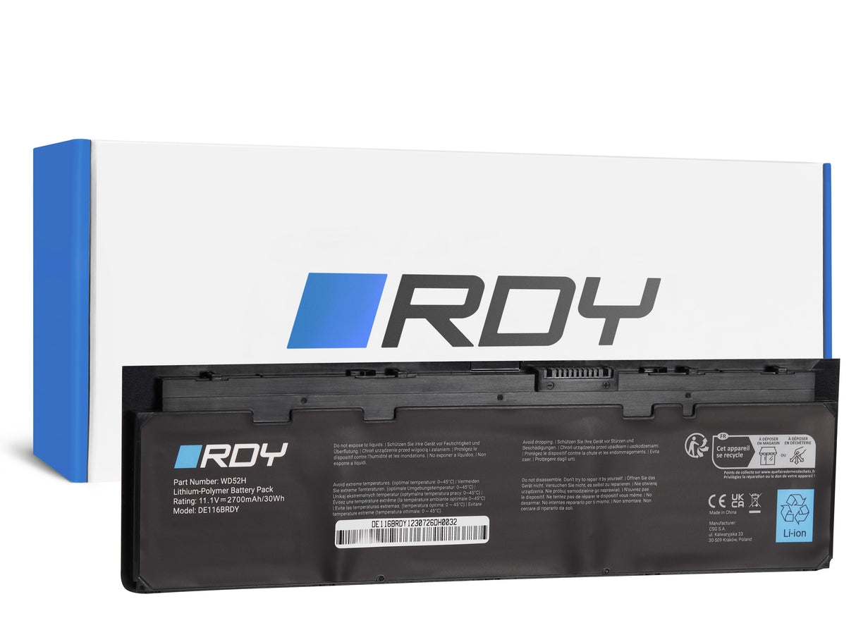 RDY Baterija WD52H GVD76 za Dell Latitude E7240 E7250