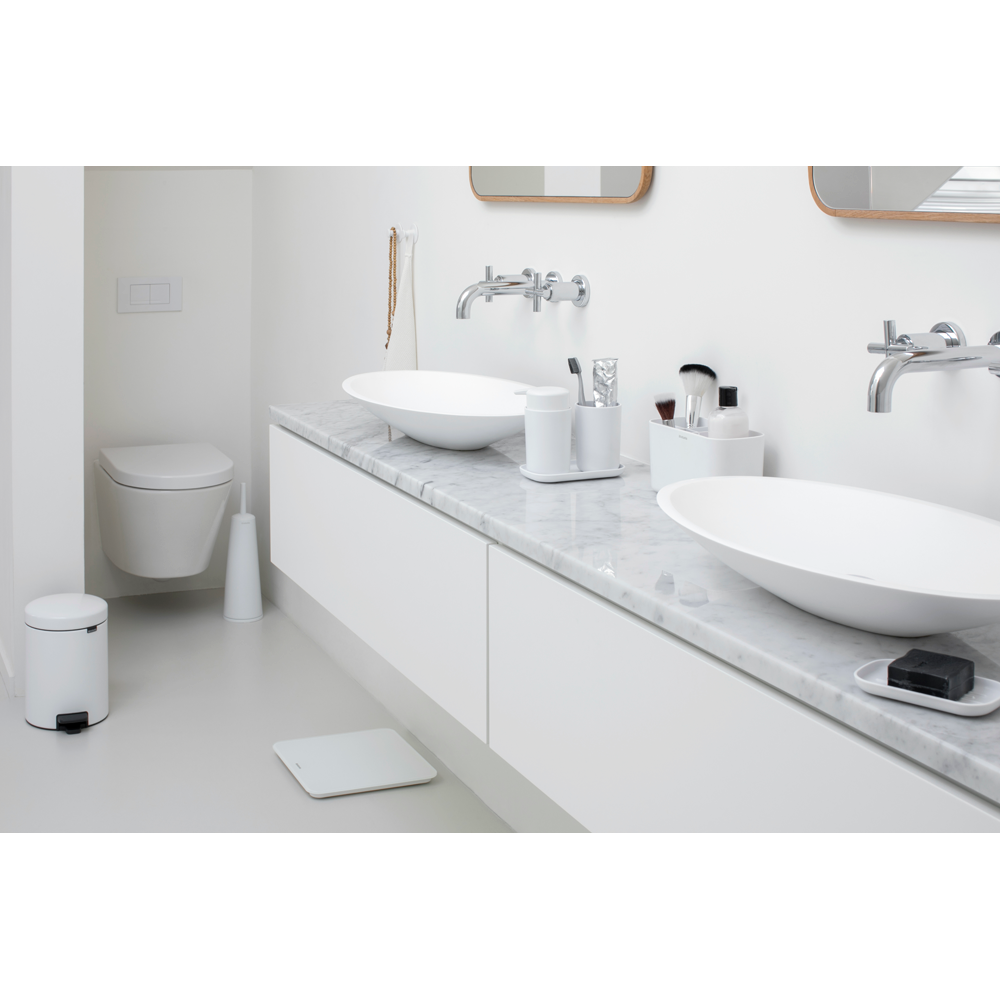 Brabantia posoda za milo bela