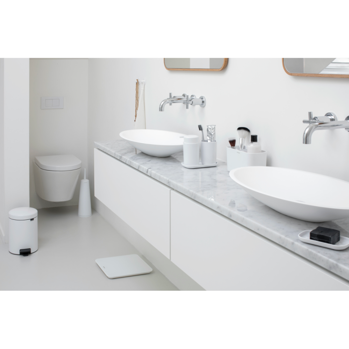 Brabantia posoda za milo bela