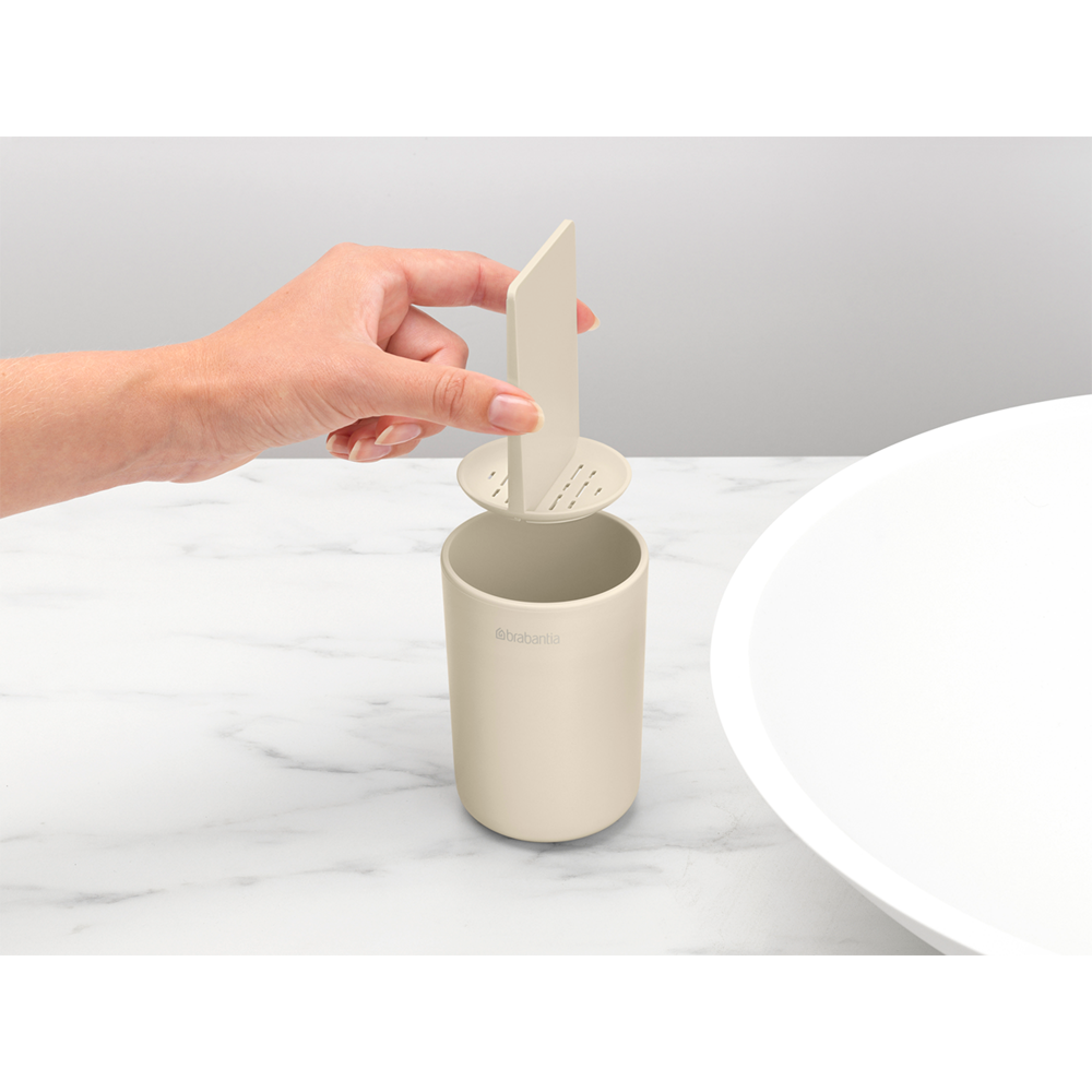 Brabantia držalo za zobne ščetke bež
