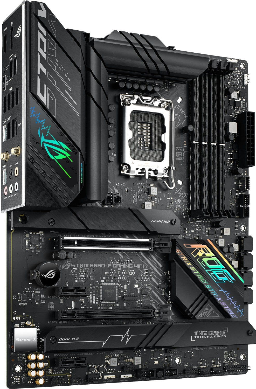 ASUS ROG STRIX B660-F GAMING WIFI, DDR5, SATA3, USB3.2Gen2x2, DP, WiFi 6, LGA1700 ATX