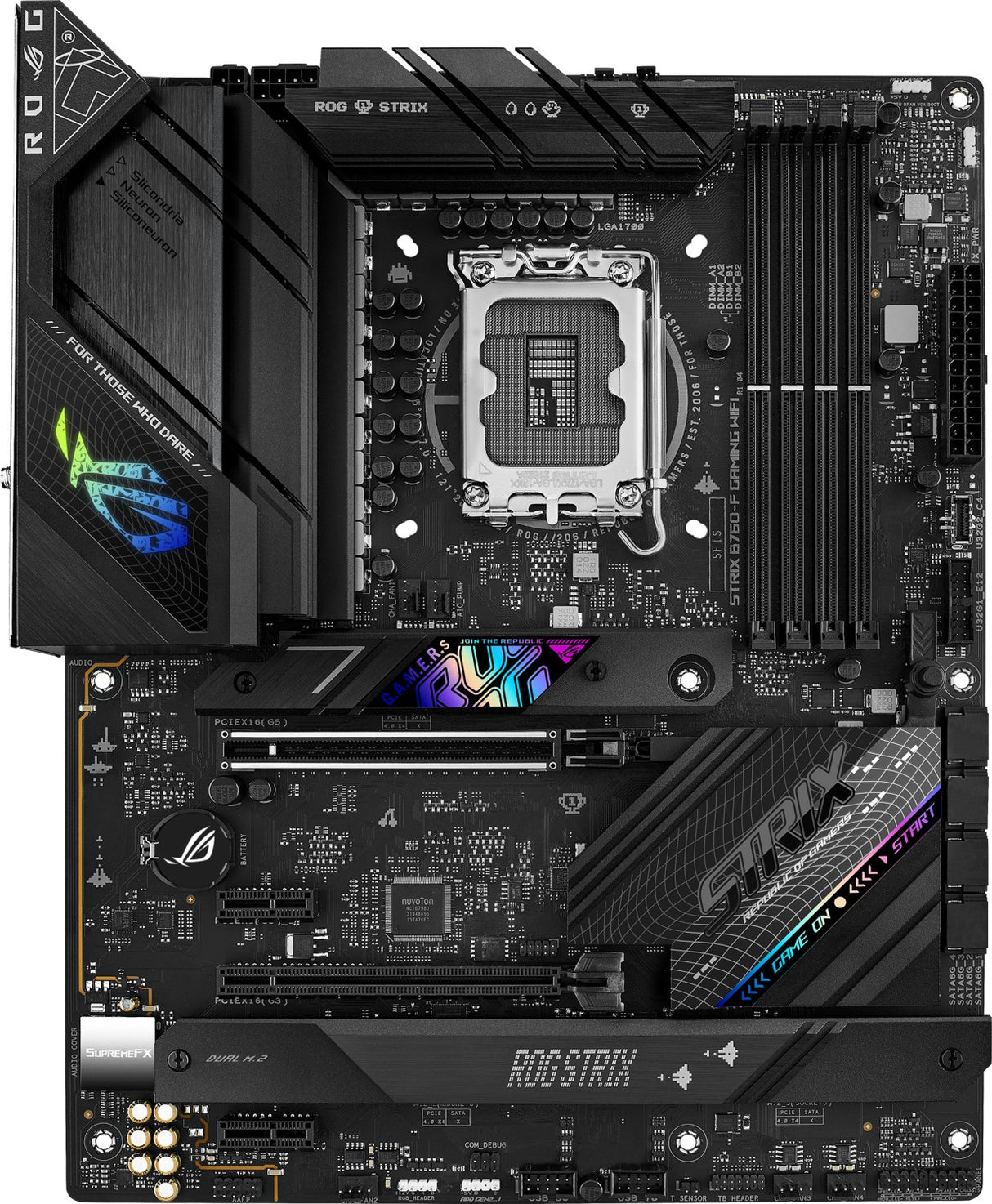 ASUS ROG STRIX B760-F GAMING WIFI, DDR5, SATA3, USB3.2Gen2x2, DP, Wi-Fi 6E, LGA1700 ATX