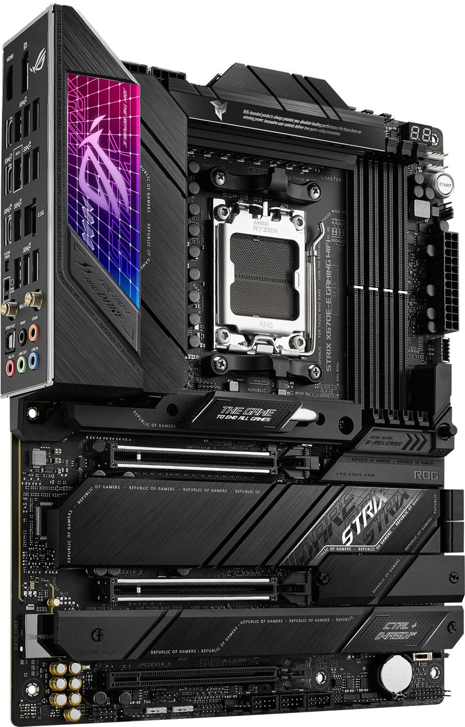 ASUS ROG STRIX X670E-E GAMING WIFI, DDR5, SATA3, USB3.2Gen2x2, DP, WiFi, AM5 ATX
