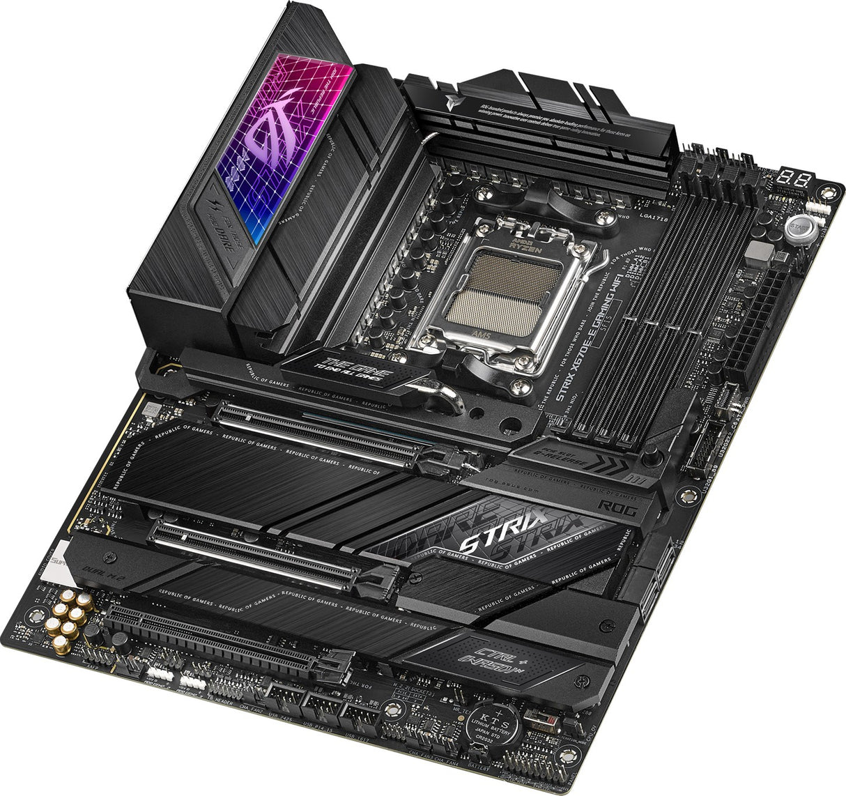 ASUS ROG STRIX X670E-E GAMING WIFI, DDR5, SATA3, USB3.2Gen2x2, DP, WiFi, AM5 ATX