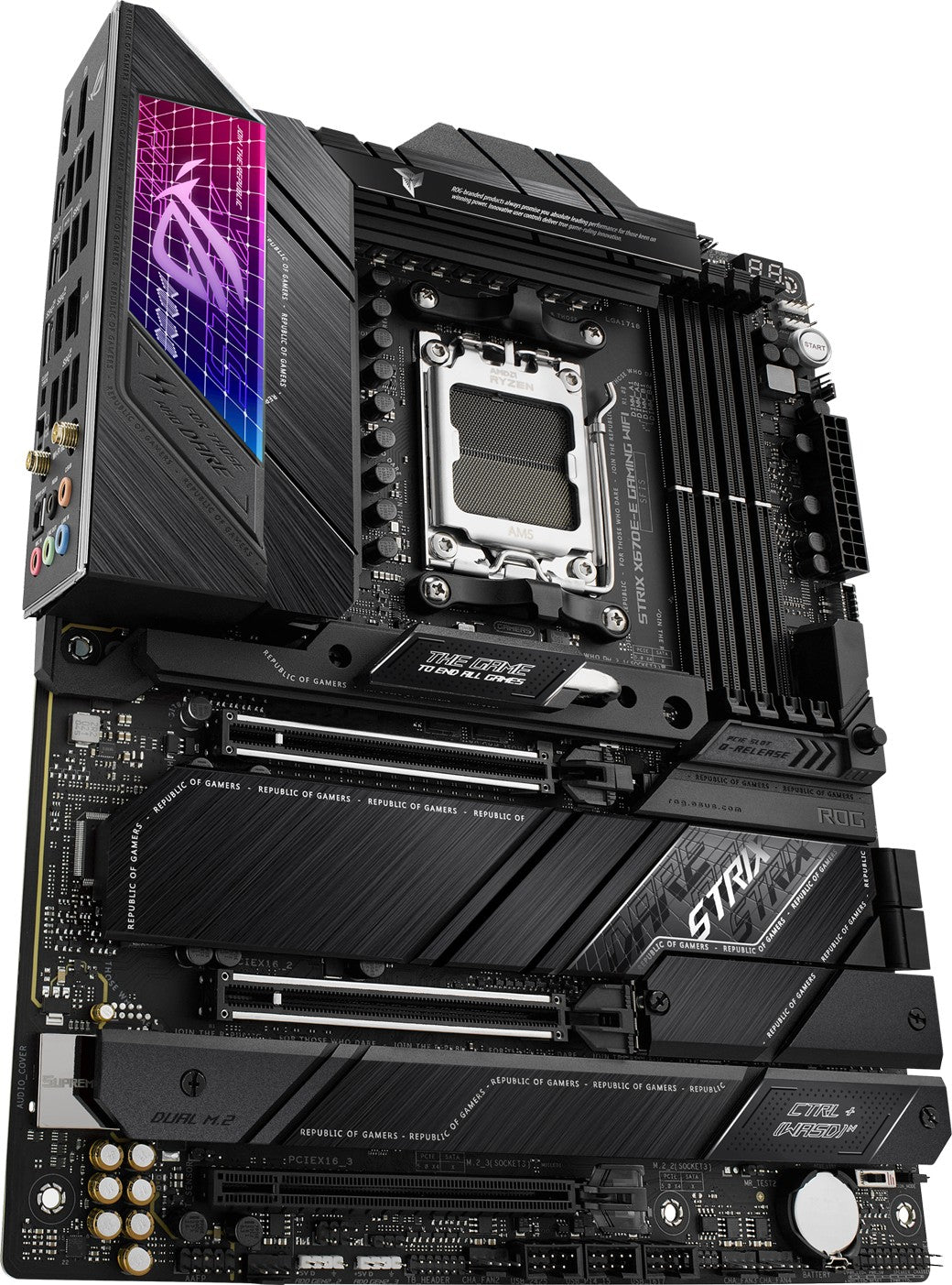 ASUS ROG STRIX X670E-E GAMING WIFI, DDR5, SATA3, USB3.2Gen2x2, DP, WiFi, AM5 ATX