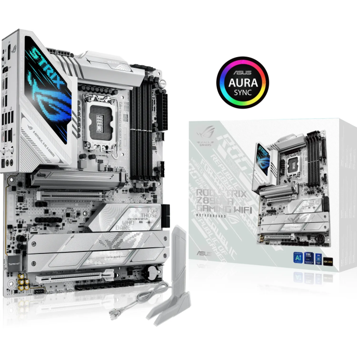 ASUS ROG STRIX Z890-A GAMING WIFI, DDR5, SATA3, USB4, DP, 2.5GbE, WIFI 7, LGA1851 ATX