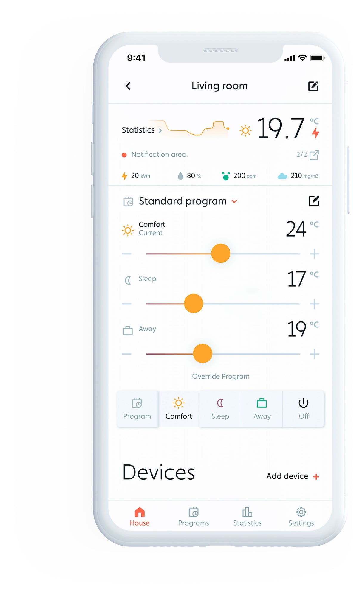 MILL panelni konvekcijski radiator Wi-Fi 800W jeklo low profile PA800LWIFI3