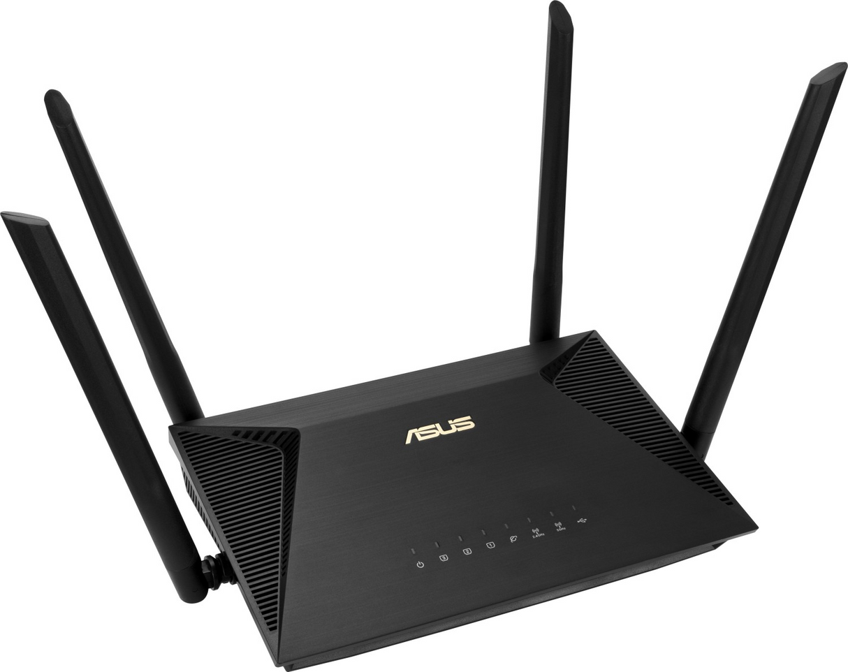 ASUS RT-AX53U MU-MIMO Dual-Band WiFi 6 AX1800 brezžični usmerjevalnik, 802.11ax/ac/a/g/b/n, 1201+574Mbps