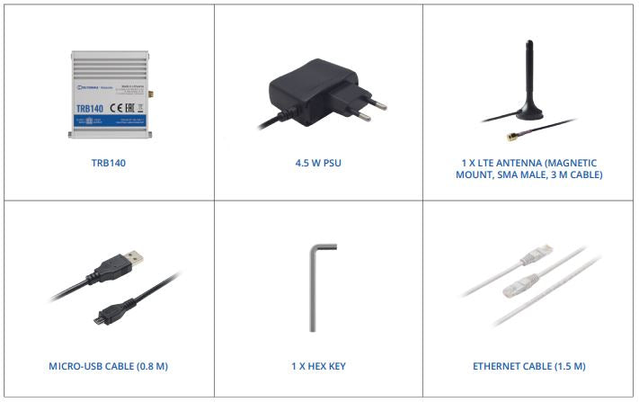 Teltonika industrijski LTE vmesnik TRB140