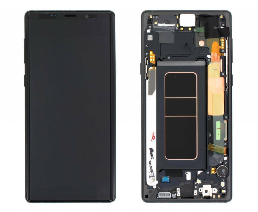 SAMSUNG GALAXY NOTE 9 TOUCH+LCD+FRAME BLACK SERVICE PACK