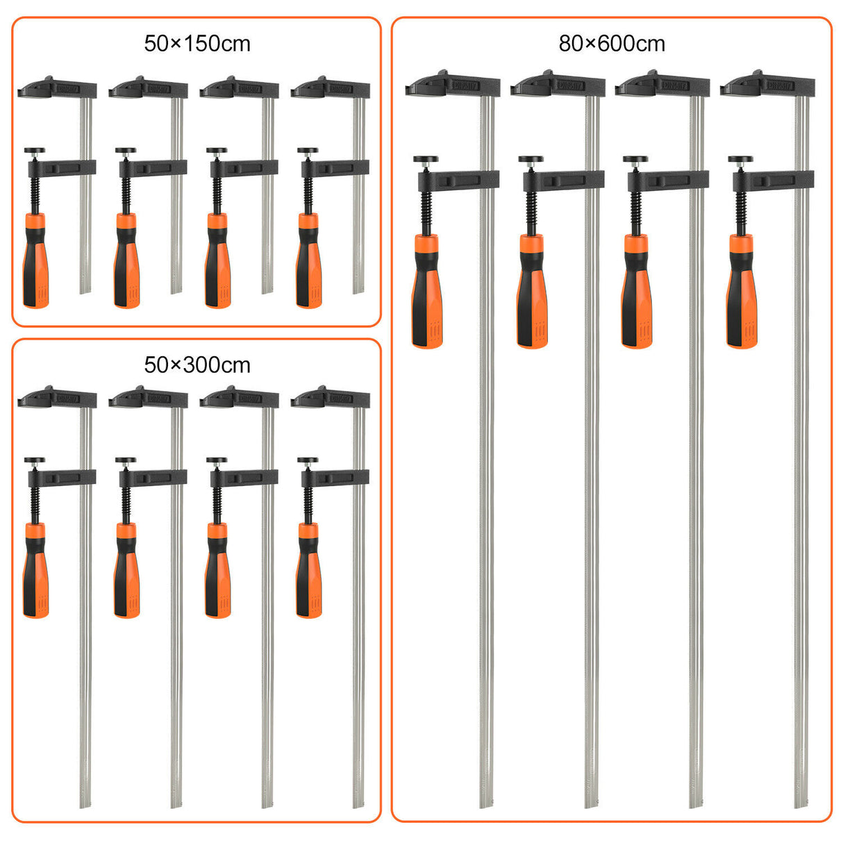 VonHaus 13 delni set F mizarskih spon