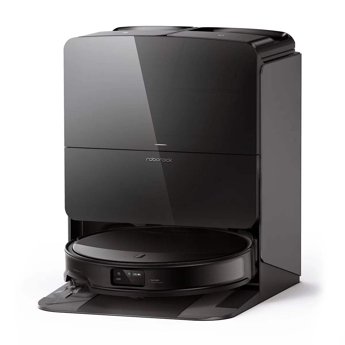 Roborock Saros 10R s samočistilno postajo, črn