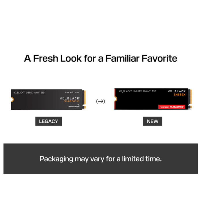 SanDisk 4TB WD Black SN850X M.2 2280 PCI-e 4.0 NVMe 1.4 SSD disk