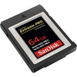 SanDisk Extreme PRO CFexpress Card Tip B, 64GB, 1500MB/s Branje, 800MB/s Zapisovanje
