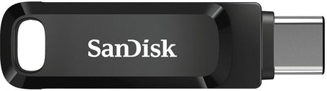 SanDisk Ultra Dual Drive Go USB Type C, 64GB 3.1/3.0, b do 150 MB/s, črn