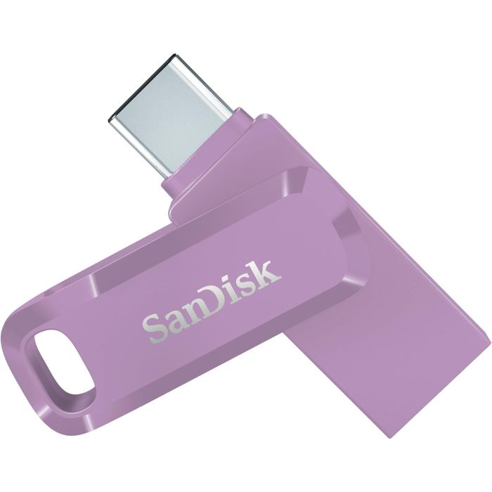 SanDisk 64GB Ultra Dual Drive Go USB-C/A 3.2 USB ključ (vijoličen)