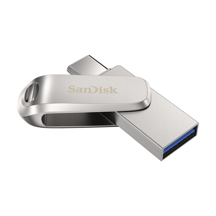 SanDisk 64GB Ultra Dual Drive Luxe USB-C/A 3.2 Gen 1 USB ključ