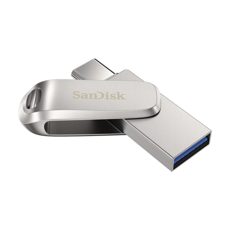 SanDisk Ultra Dual Drive Luxe USB Type-C 128GB 400MB/s USB 3.2 Gen 1, srebrn
