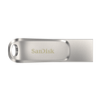SanDisk Ultra Dual Drive Luxe USB Type-C 64GB 400MB/s USB 3.1 Gen 1, srebrn