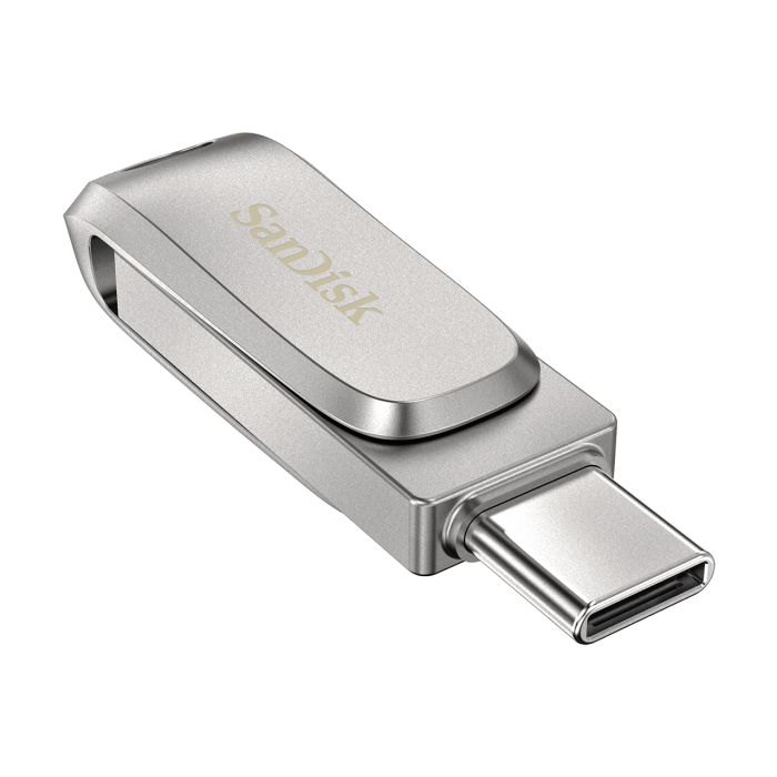 SanDisk Ultra Dual Drive Luxe USB Type-C 128GB 400MB/s USB 3.2 Gen 1, srebrn