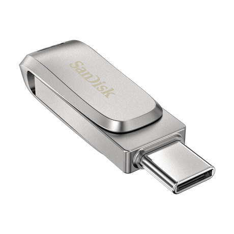 SanDisk Ultra Dual Drive Luxe USB Type-C 256GB 150MB/s USB 3.1 Gen 1, srebrn