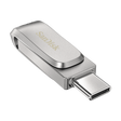 SanDisk Ultra Dual Drive Luxe USB Type-C 512GB 400MB/s USB 3.2 Gen 1, srebrn