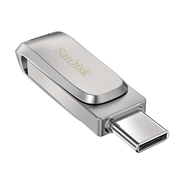 SanDisk Ultra Dual Drive Luxe USB Type-C 512GB 400MB/s USB 3.2 Gen 1, srebrn