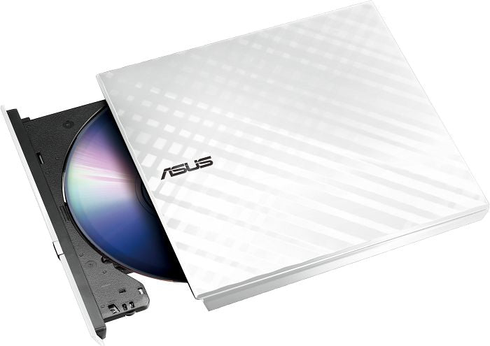 ASUS SDRW-08D2S-U LITE DVD+/-RW 8X USB slim zunanji zapisovalnik - bel