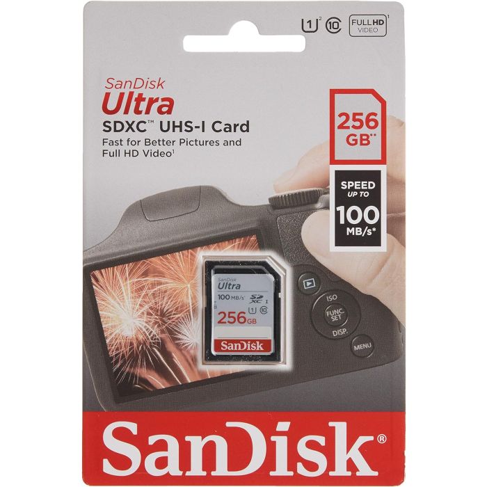 SanDisk Ultra 256GB SDXC spominska kartica 100MB/s
