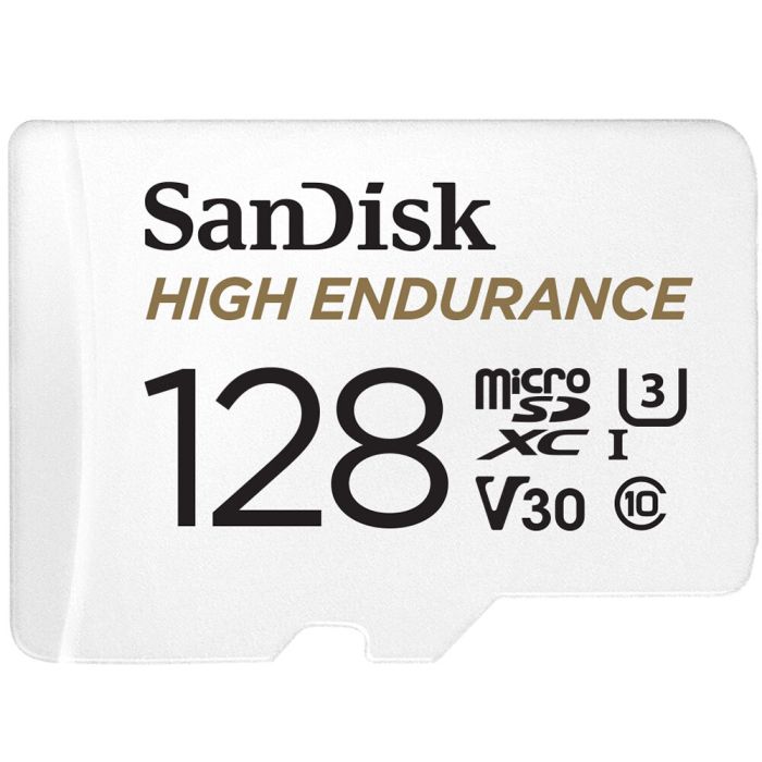 SanDisk 128GB High Endurance microSD Class 10 U3 V30 spominska kartica z adapterjem