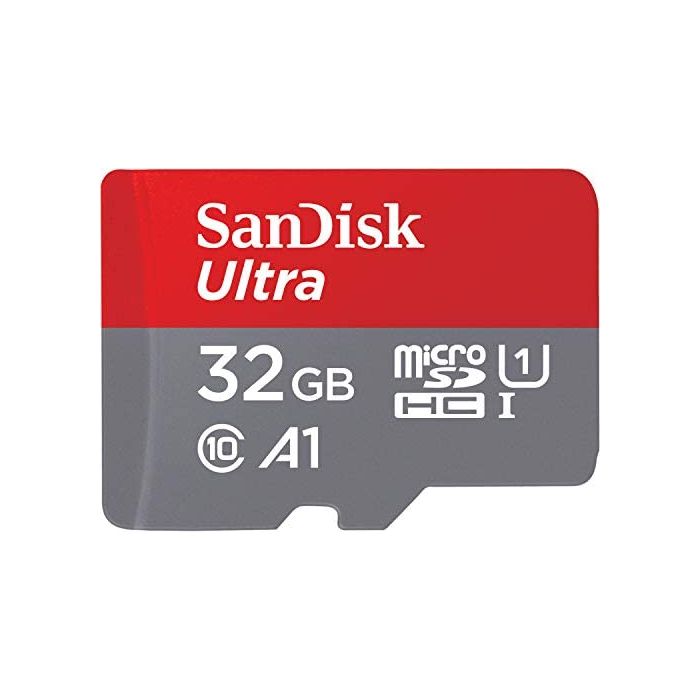 SanDisk Ultra microSDHC 32GB + SD Adapter 120MB/s A1 Class 10 UHS-I