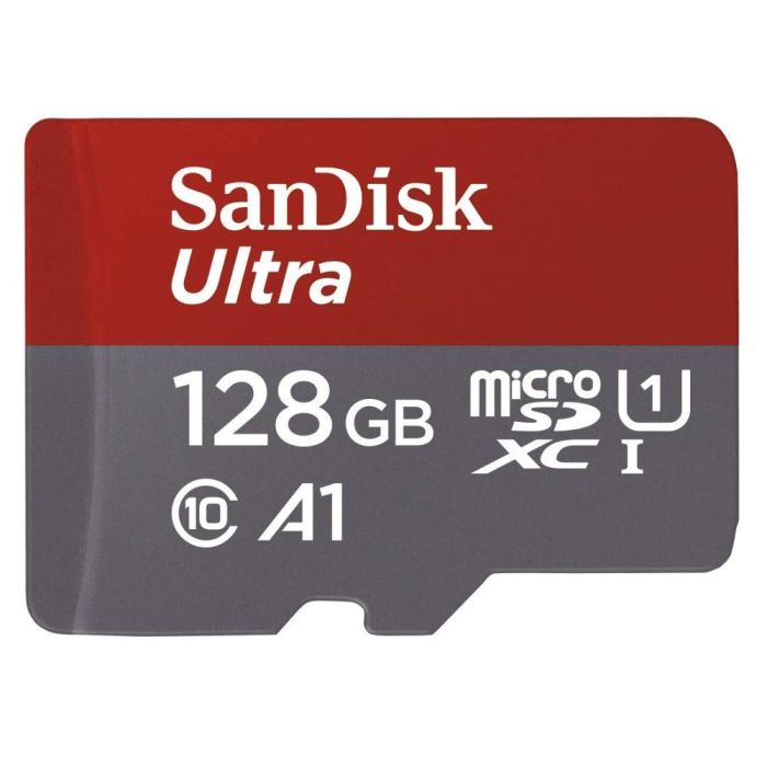 SanDisk Ultra microSDXC 128GB + SD Adapter 140MB/s A1 Class 10 UHS-I