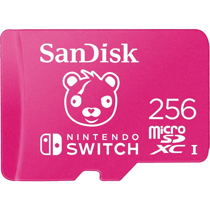 SanDisk Nintendo MicroSD UHS I Card - Fortnite Edition, Cuddle Team, 256GB